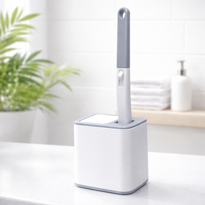 La brosse WC hygiénique sans contact avec têtes jetables